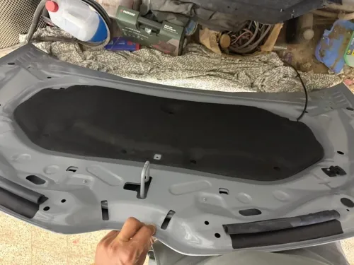 Capot clio 5 alpine gris nardo 