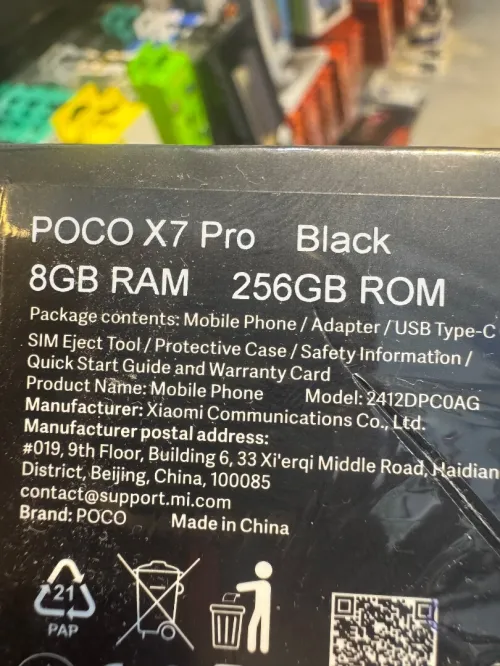 Poco X7 pro