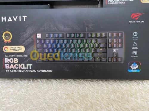 CLAVIER MÉCANIQUE BLUE SWITCH   HAVIT KL890