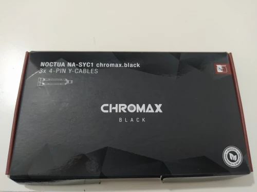 Noctua NA-SYC1 chromax black ( 3 câbles Y-splitter PWM 4 broches pour ventilateurs )