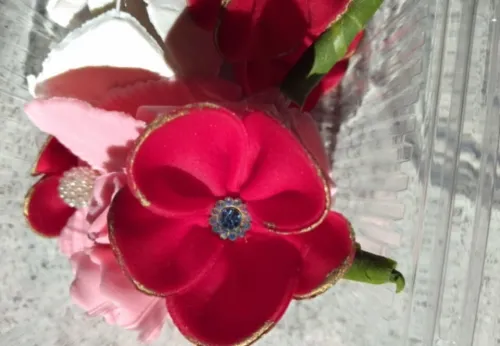 flower gumpaste ورودتزيين الحلويات