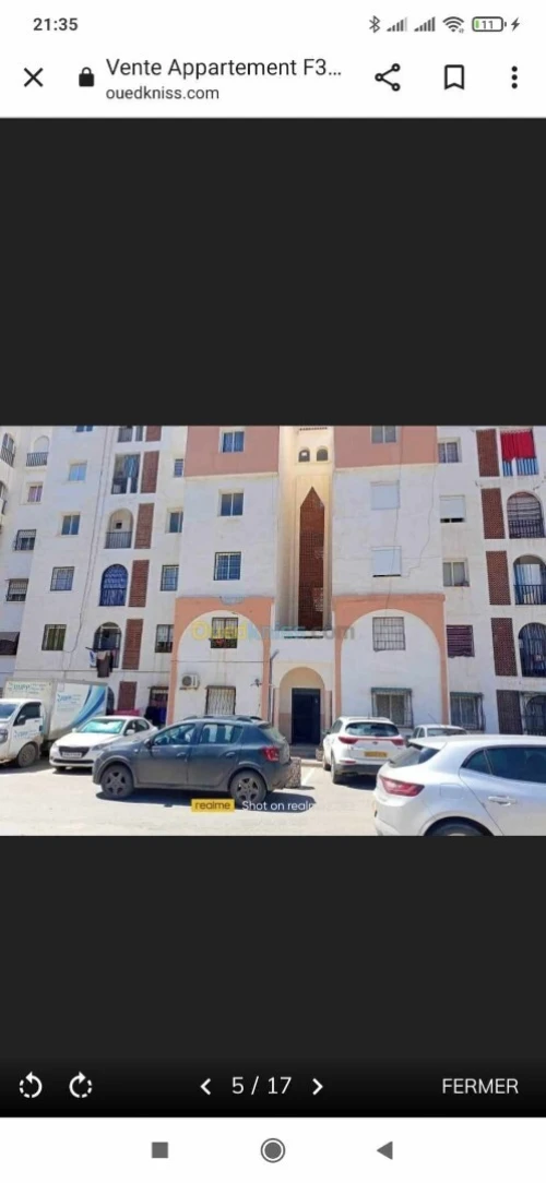 Vente Appartement F3 Tipaza Kolea