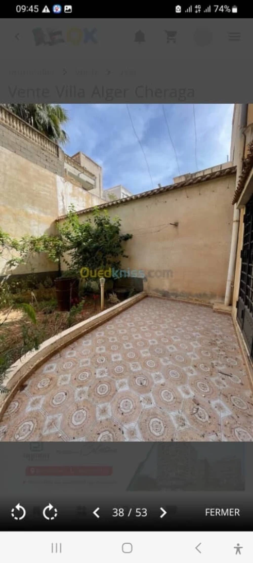 Vente Villa Alger Cheraga