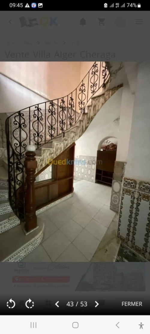 Vente Villa Alger Cheraga
