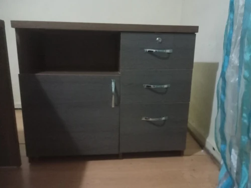 Ensemble de Bureau Mélaminé gris clair