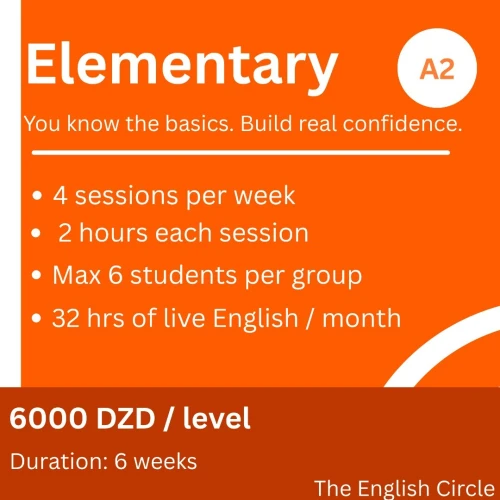 Cours d'anglais en ligne The English Circle