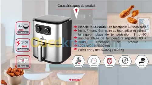 Promotion Air frayer Cristor