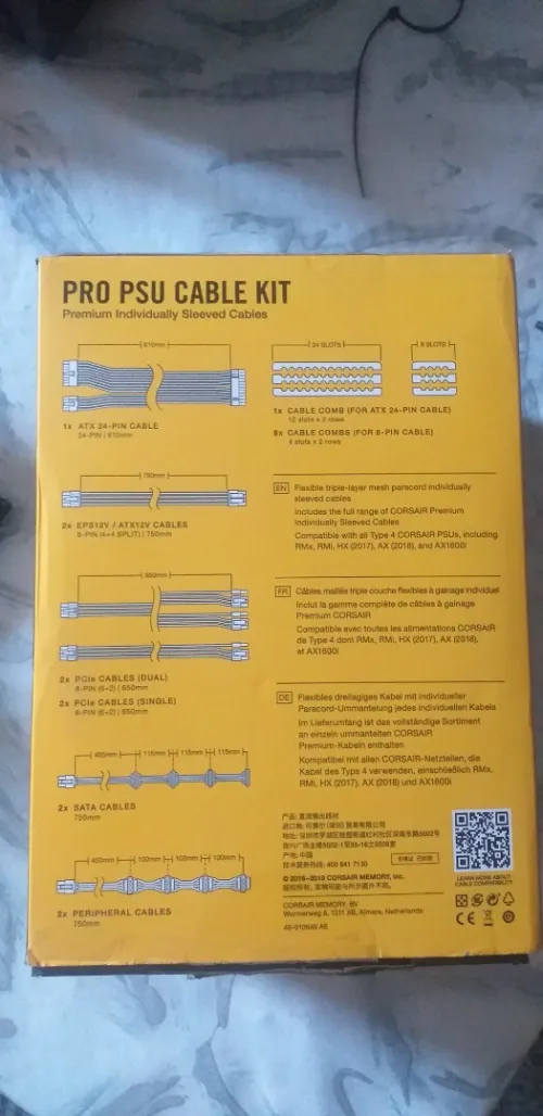 Corsair pro psucable kit premium individuel