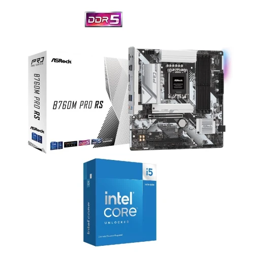 Asrock B760M Pro RS DDR5 + Intel I5 14600KF