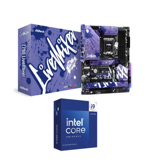 Cpu Intel I9 14900KF + Asrock Z790 LiveMixer