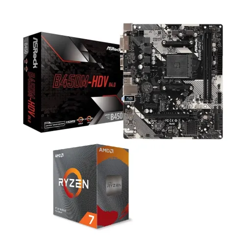 Asrock B450M-HDV + Ryzen 5 5700 BOX