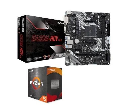 Asrock B450M-HDV + Ryzen 5 5500 BOX