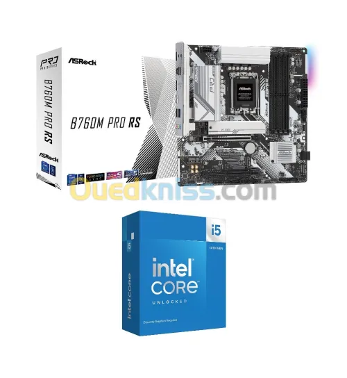 Asrock B760M Pro RS DDR5 + Intel I5 14600KF
