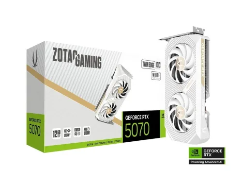 ZOTAC GAMING GeForce RTX 5070 12GB Twin Edge OC White Edition