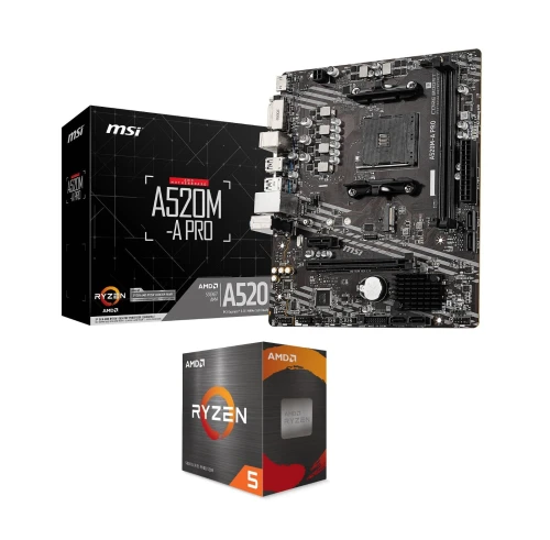 Msi A520M-A Pro + Ryzen 5 5600GT BOX