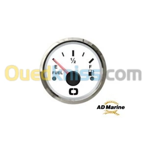 Jauge de carburant 10-180 ohm blanc/polie pour bateau 