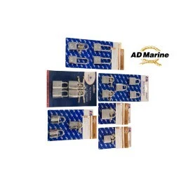 CADENAS MARINS MULTIFONCTION 4pcs 30mm avec une clé 