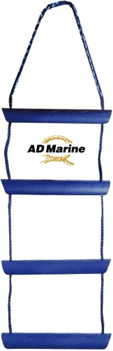 Echelle de bain en corde nylon bleue