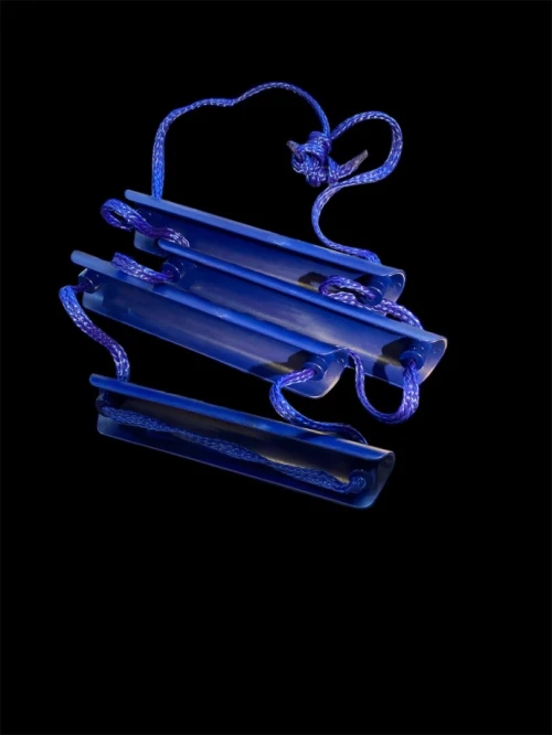 Echelle de bain en corde nylon bleue