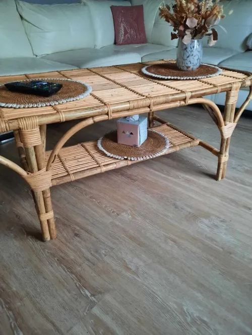 TABLES EN ROTIN FABRICATION SUR COMMANDE