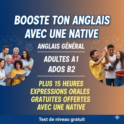Anglais avec une native 