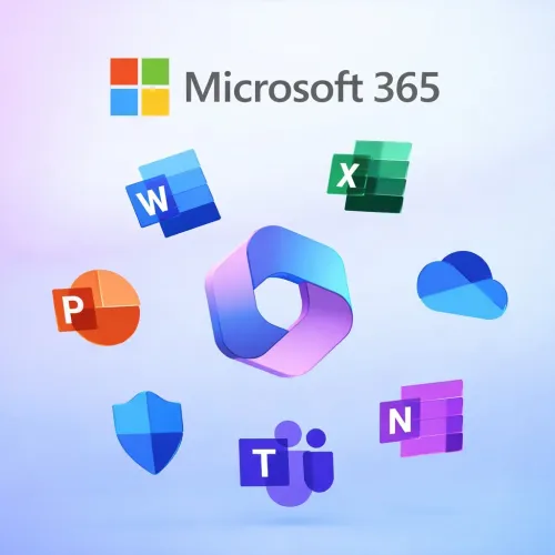 Microsoft Office 365 - 12 Mois / Email Personnel / 5 Postes / OneDrive 1 To