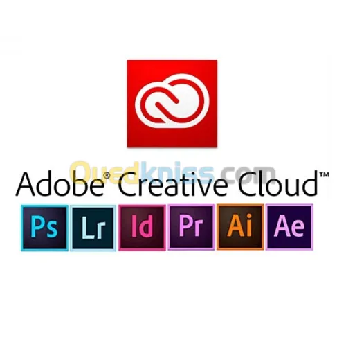 Adobe Creative Cloud Officiel 1 Année