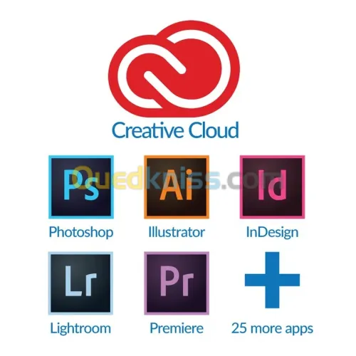 Adobe Creative Cloud Officiel 1 An
