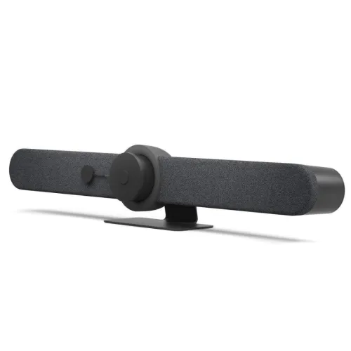 Logitech Rally Bar, Système de visioconférence 4K Tout en un pour salles moyennes & Grandes