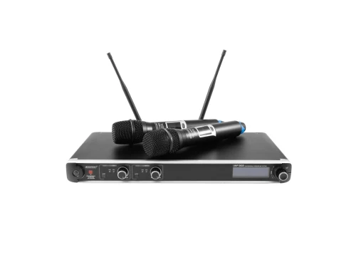 Double Microphone à Main Sans Fil OMNITRONIC UHF-302