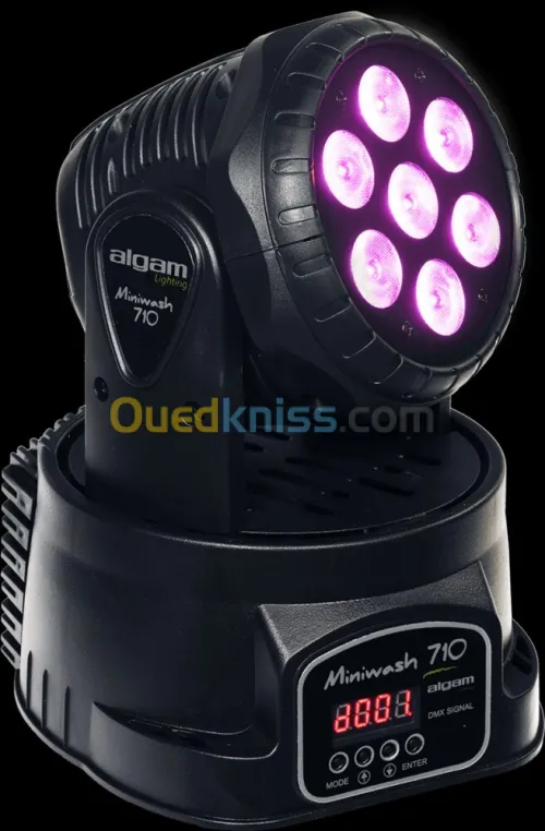 MINIWASH 710 - Lyre wash 7 x 10W RGBW Algam Lighting