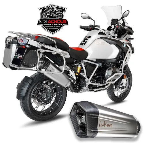 Pot d'échappement Slip-On Leovince pour BMW R1200GS/Adventure (13-18) ; GS1250GS/Adventure (19-23)