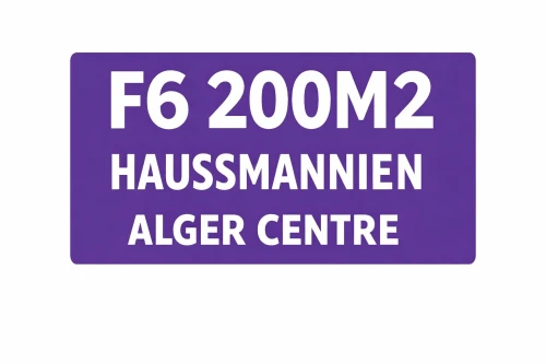 Vente Appartement F6 Alger Alger centre