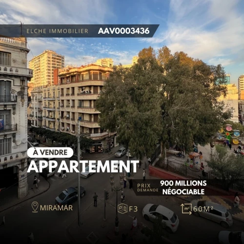 Vente Appartement F3 Oran Oran