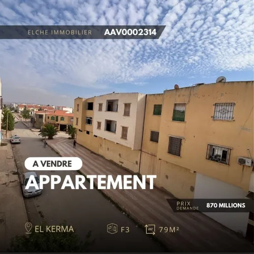 Vente Appartement Oran El Kerma