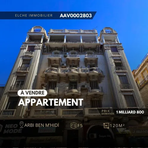 Vente Appartement F5 Oran Oran