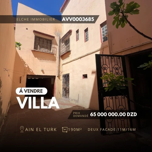 Vente Villa Oran Ain el turck
