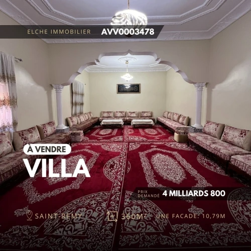 Vente Villa Oran Sidi chami