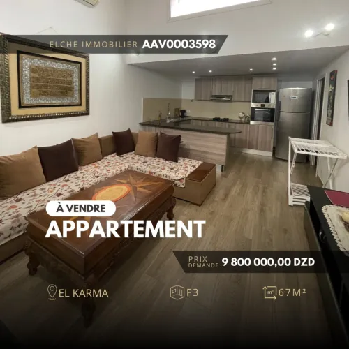Vente Appartement F3 Oran Es senia