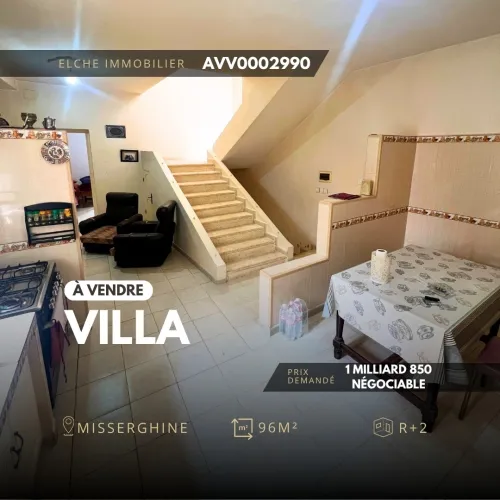 Vente Villa Oran Misseghine