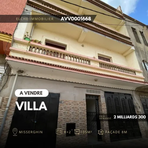 Vente Villa Oran Misseghine