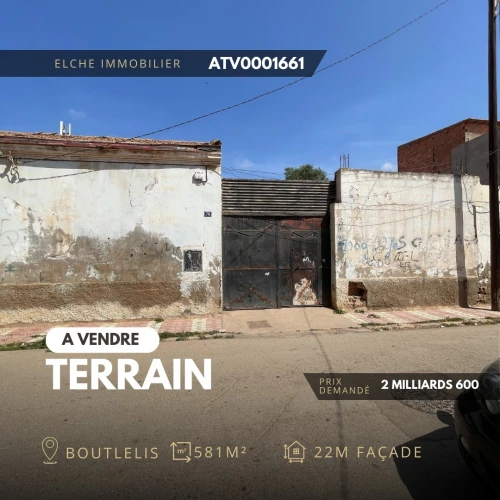 Vente Terrain Oran Boutlelis