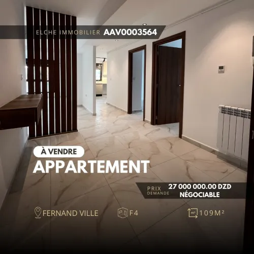 Vente Appartement F4 Oran Bir el djir
