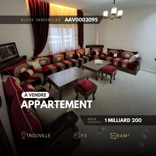 Vente Appartement F3 Oran Ain el turck