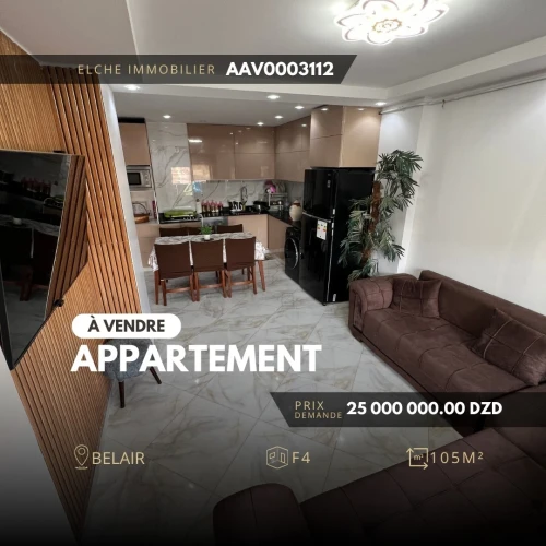 Vente Appartement F4 Oran Oran