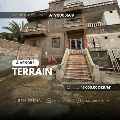 Vente Terrain Oran Hassi bounif