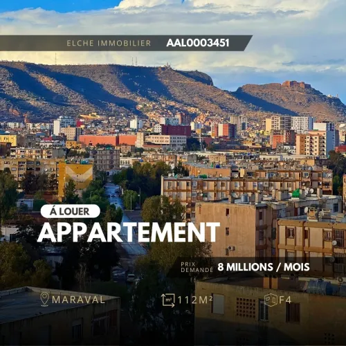 Location Appartement F4 Oran Oran