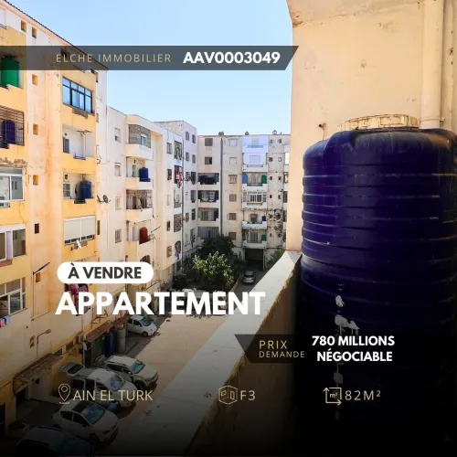 Vente Appartement F3 Oran Ain el turck