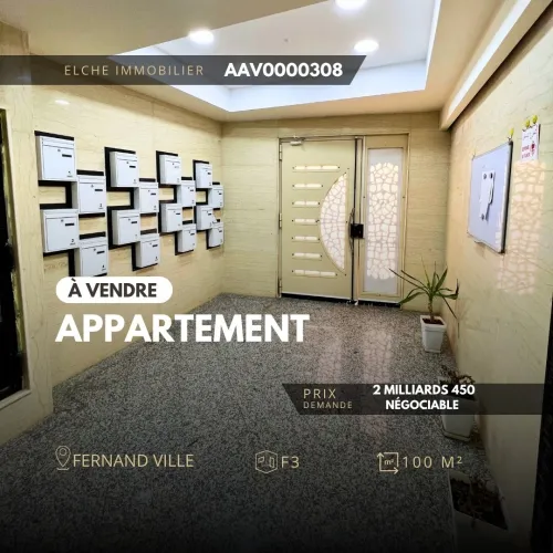 Vente Appartement F3 Oran Bir el djir