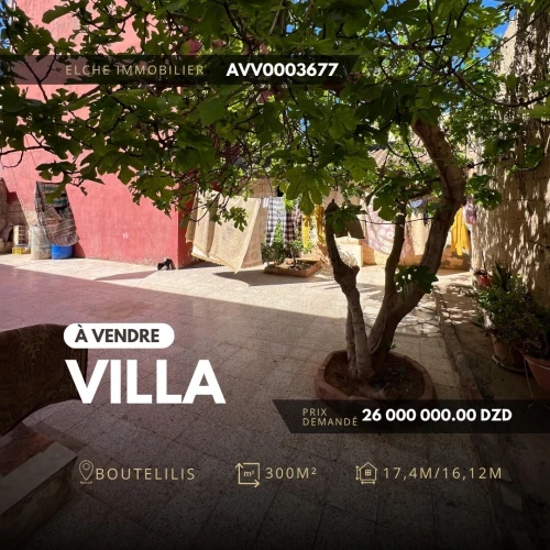Vente Villa Oran Boutlelis